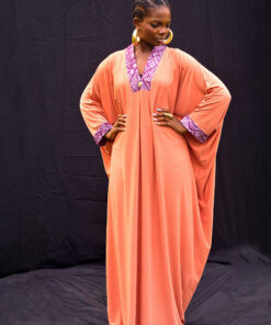 Sena Poly Dress (Orange)