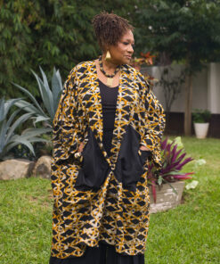 Ama Hand-Died Batik Kimono